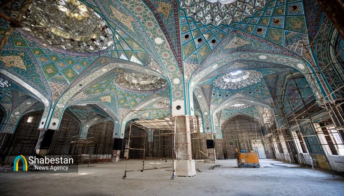 بازدید نماینده آیت الله سیستانی از روند اجرای پروژه صحن حضرت زینب(س)