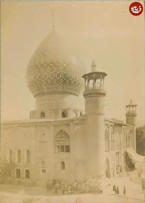 تصویری از حرم حضرت شاهچراغ در حدود ۱۴۰ سال قبل