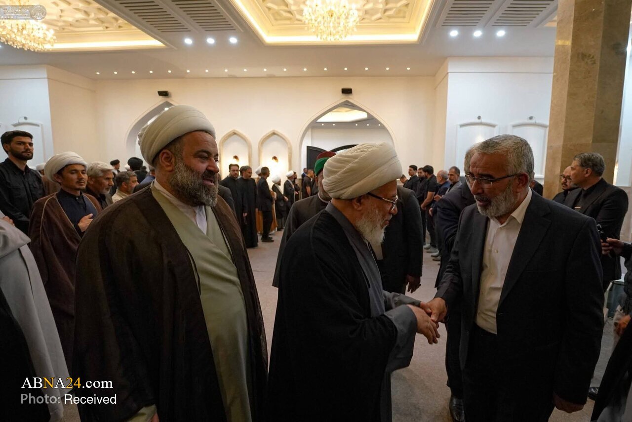مراسم بزرگداشت آیتالله فیاض با حضور آیتالله بشیر نجفی مراسم بزرگداشت آیتالله فیاض با حضور آیتالله بشیر نجفی