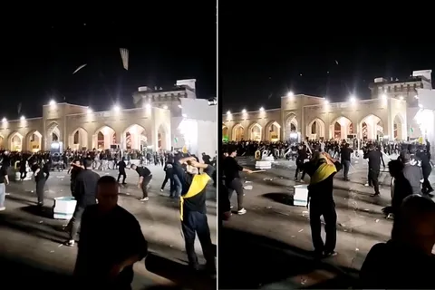 جدال میان دو دسته عزاداری!