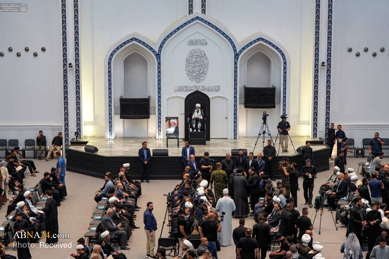 مراسم بزرگداشت آیتالله فیاض با حضور آیتالله بشیر نجفی مراسم بزرگداشت آیتالله فیاض با حضور آیتالله بشیر نجفی