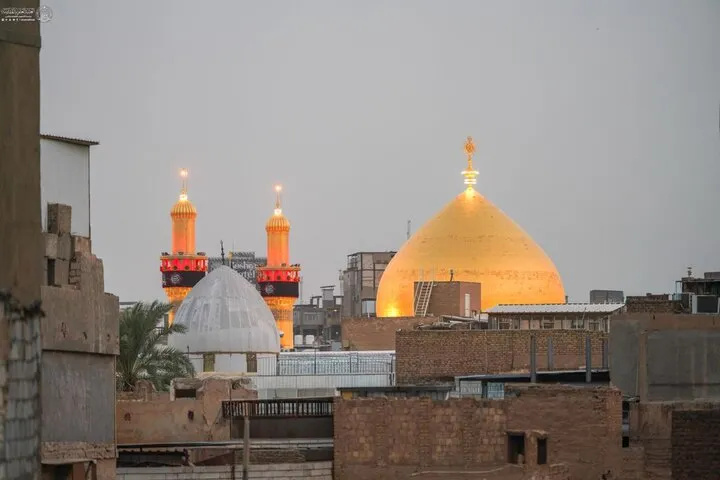 حرم مطهر امیرالمومنین (ع) در عزای شهادت حضرت زهرا(س) حرم مطهر امیرالمومنین (ع) در عزای شهادت حضرت زهرا(س)