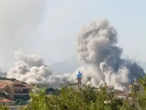 انفجار مهیب در جنوب لبنان