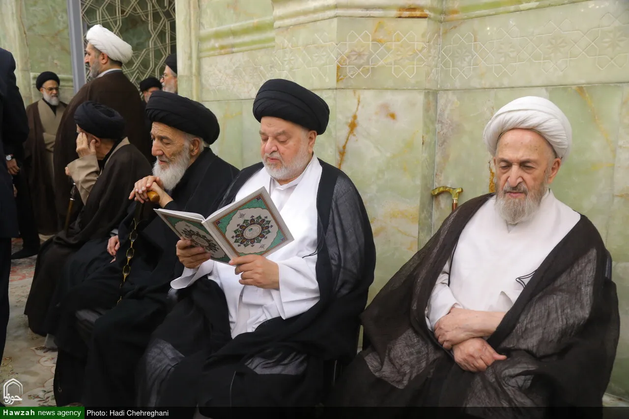 تصاویر: مراسم چهلم ارتحال آیتالله شبیری زنجانی در قم تصاویر: مراسم چهلم ارتحال آیتالله شبیری زنجانی در قم