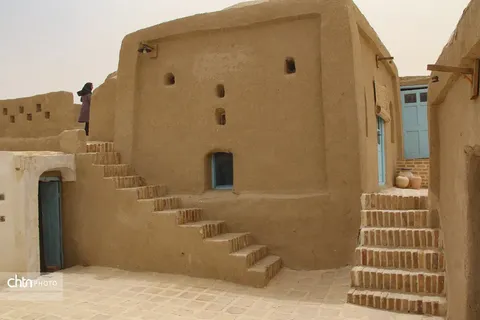 تصاویری از معماری توجه‌برانگیز یک خانه در سیستان و بلوچستان