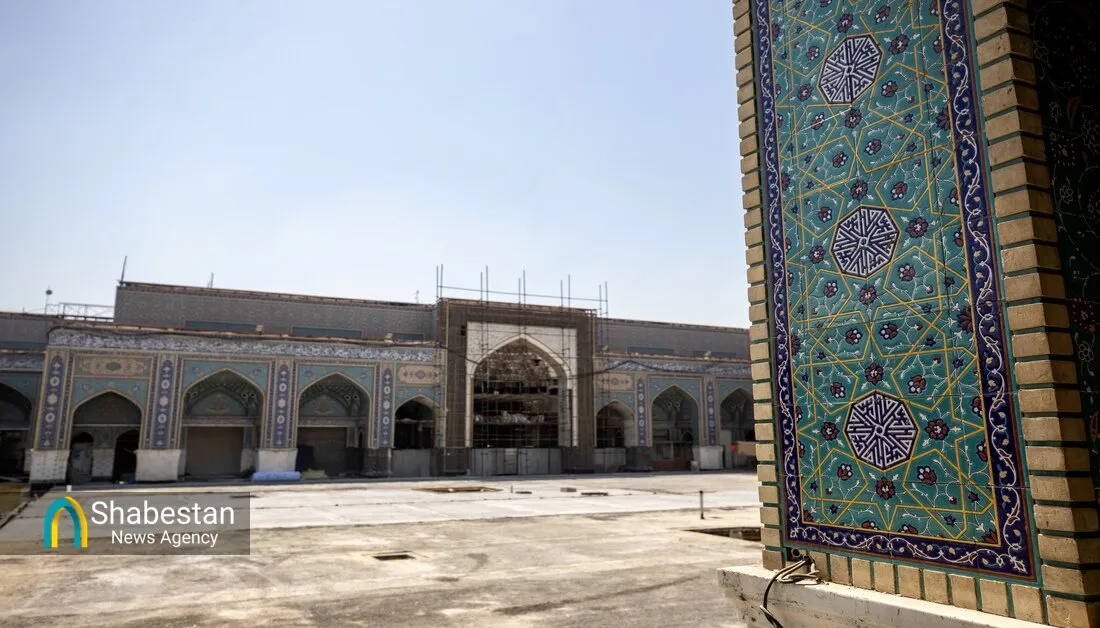 بازدید نماینده آیت الله سیستانی از روند اجرای پروژه صحن حضرت زینب(س)