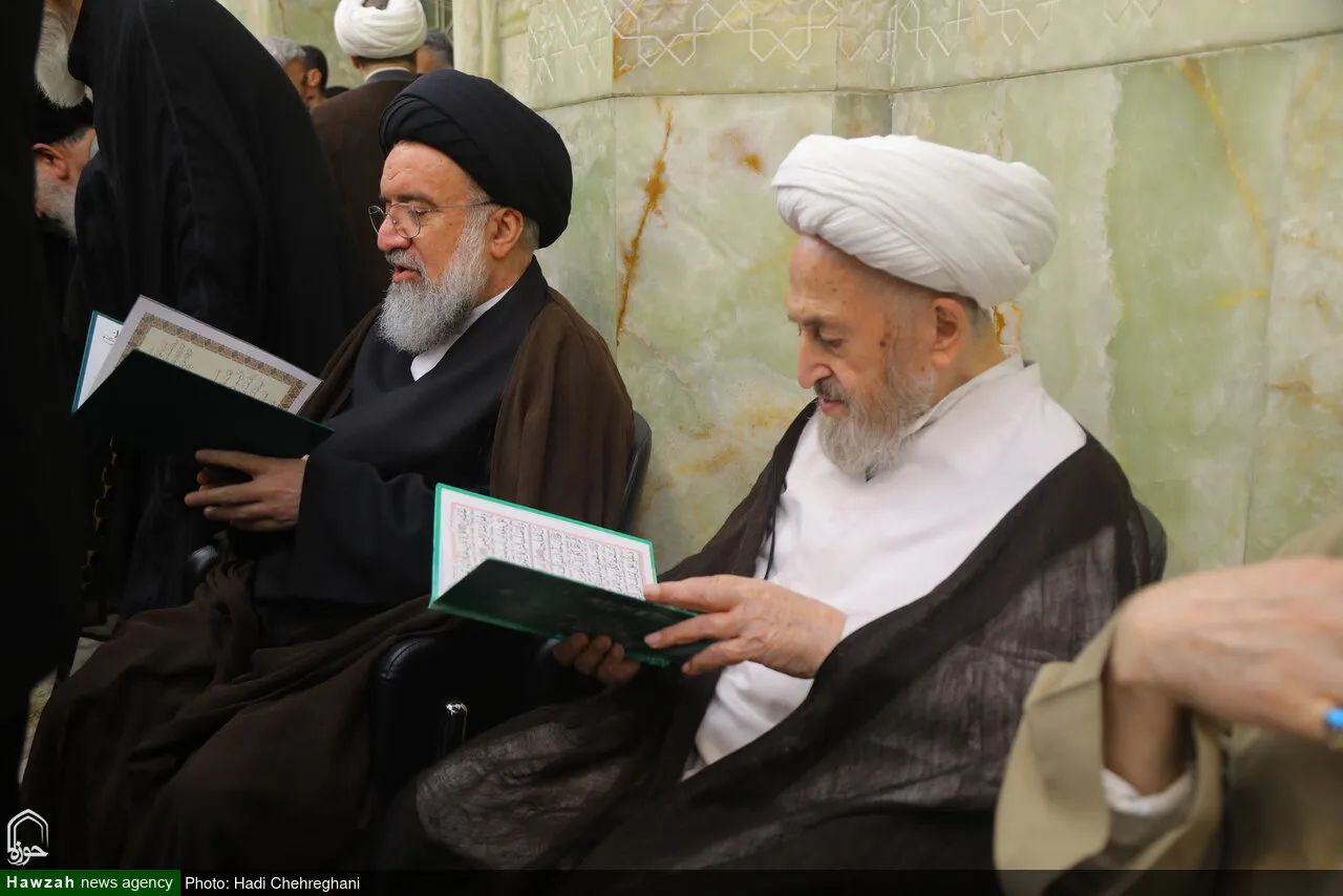 تصاویر: مراسم چهلم ارتحال آیتالله شبیری زنجانی در قم تصاویر: مراسم چهلم ارتحال آیتالله شبیری زنجانی در قم
