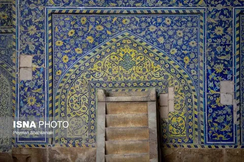 تصاویری از آخرین وضعیت مسجد مشهور نقش جهان