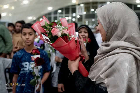 بازگشت زائران ایرانی حج تمتع به مشهد مقدس