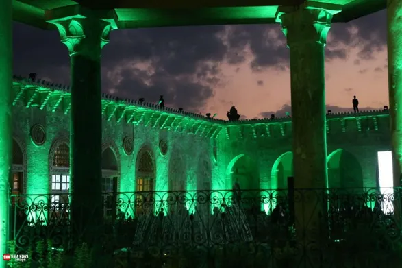 افتتاح مسجد جامع اموی در حلب